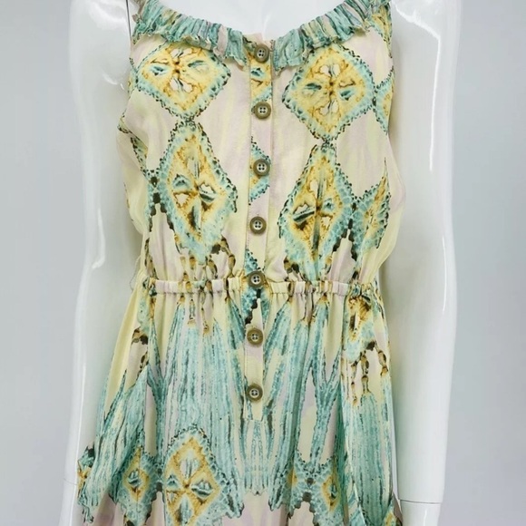 Nanette Lapore Silk Boho Dreamcatcher Maxi Dress Size 4 - Picture 16 of 16